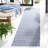 Martha Stewart Cotton Geometric Rug in Blue/Gray-49645729