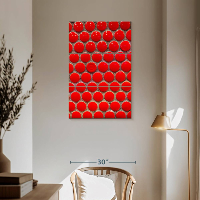 Avery Red Circle Tiles