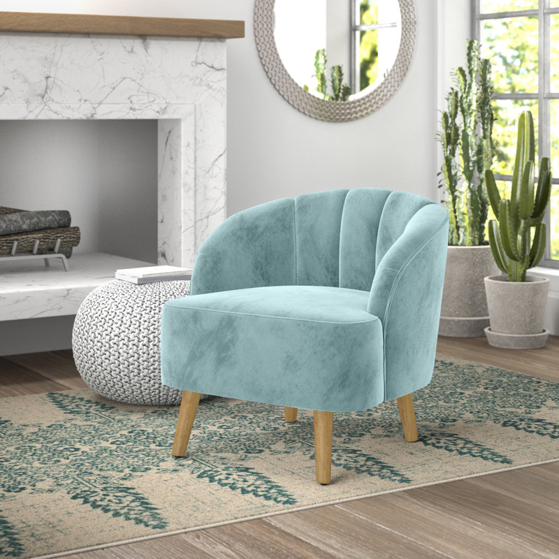 Armchair, Seafoam Velvet