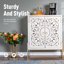 Armoire 2 portes Simms White Flower