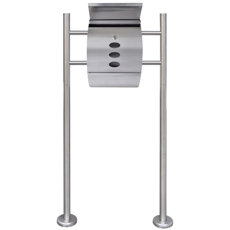 Steel Post Mounted Post Box