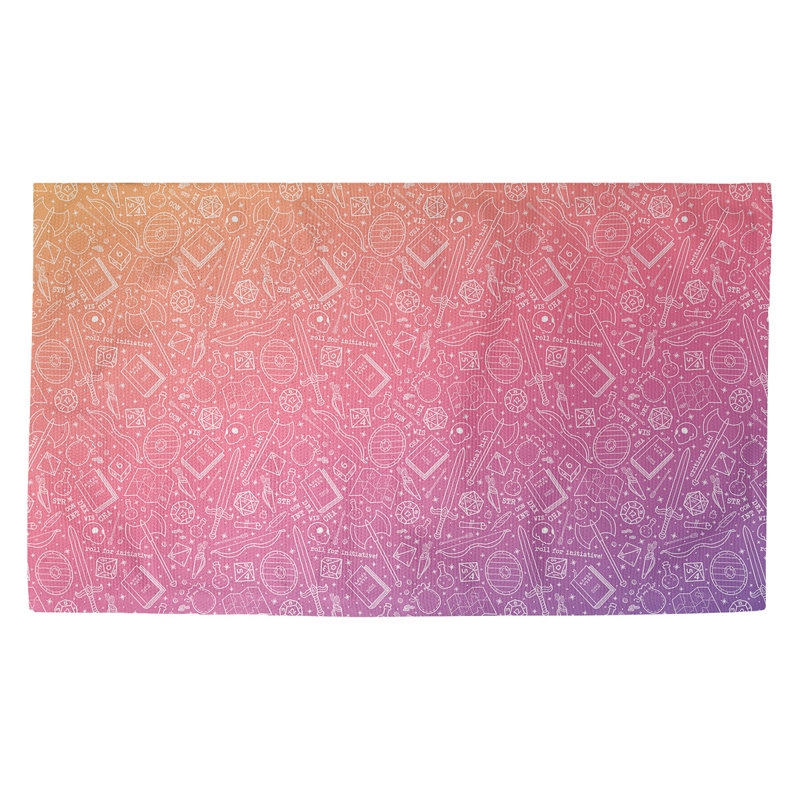 Tapis rose/mauve/jaune rpg Avicia, Rectangle 2 pi 2 po x 3 pi 4 po