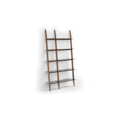 Stiletto 82.5"" H x 49'' W Solid Wood Ladder Bookcase -  BDI, 570012 WL