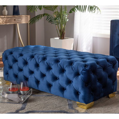 Kylin Velvet Ottoman