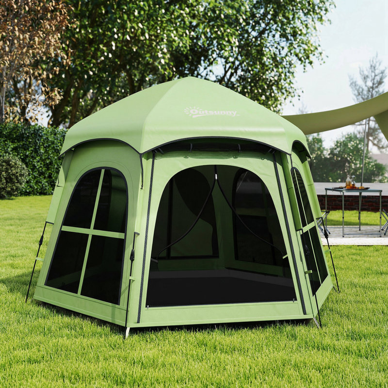 4 Person Tent, Green