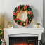 Faux Lighted Plastic Wreath-1334317153