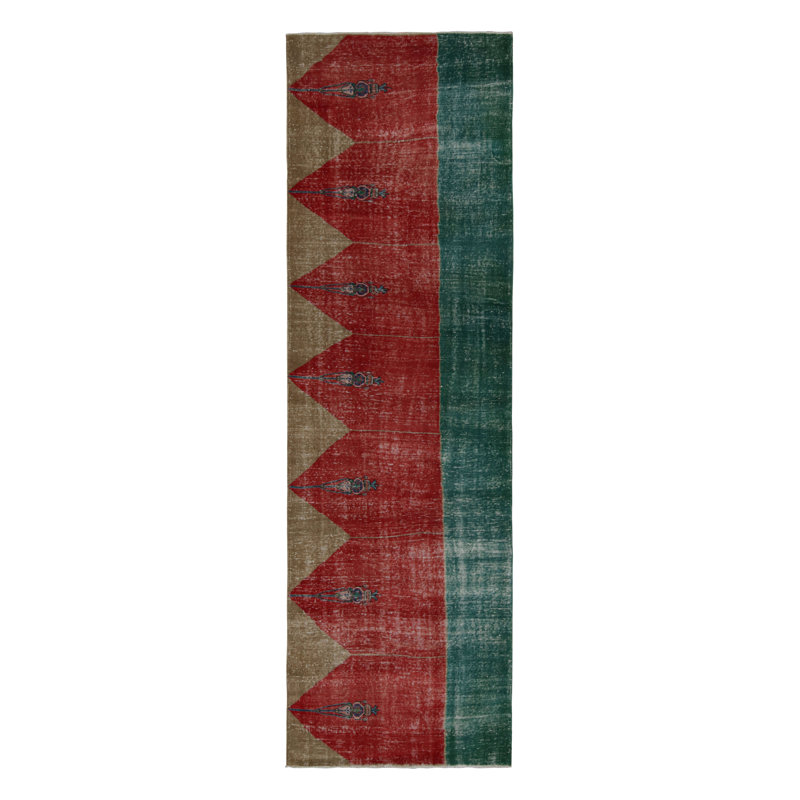 Hand Knotted Wool Area Rug