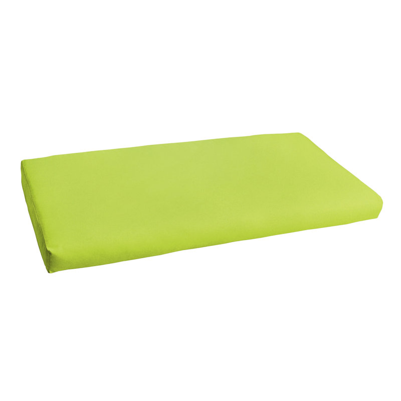 Outdoor Bench Seat Cushion, 2" H x 55" W x 18" D, Canvas Macaw Sunbrella® Canvas