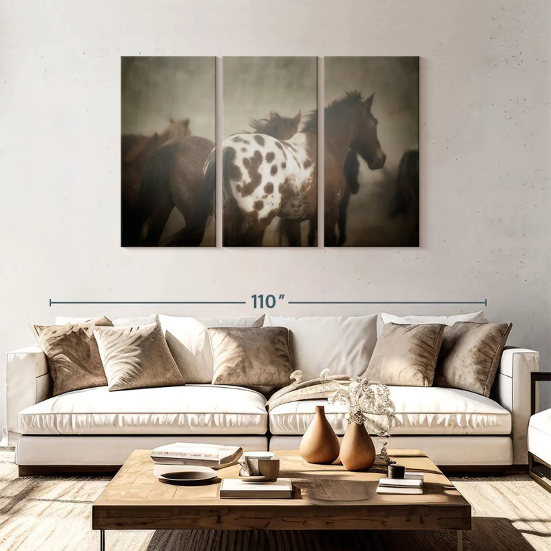 Brampt Appaloosa Herd, 48" H x 74" W