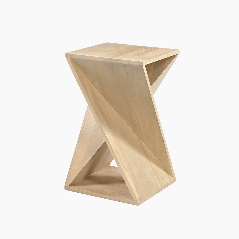 Solid Wood Frame End Table