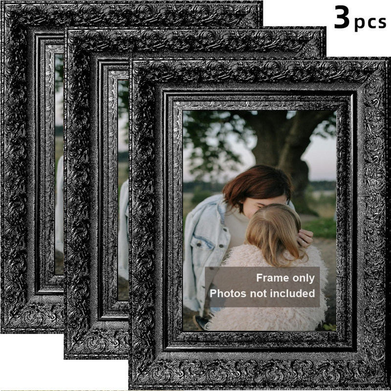 Cadre photo noir 8 PCS 8 "x 10" pour lignes de photos de famille