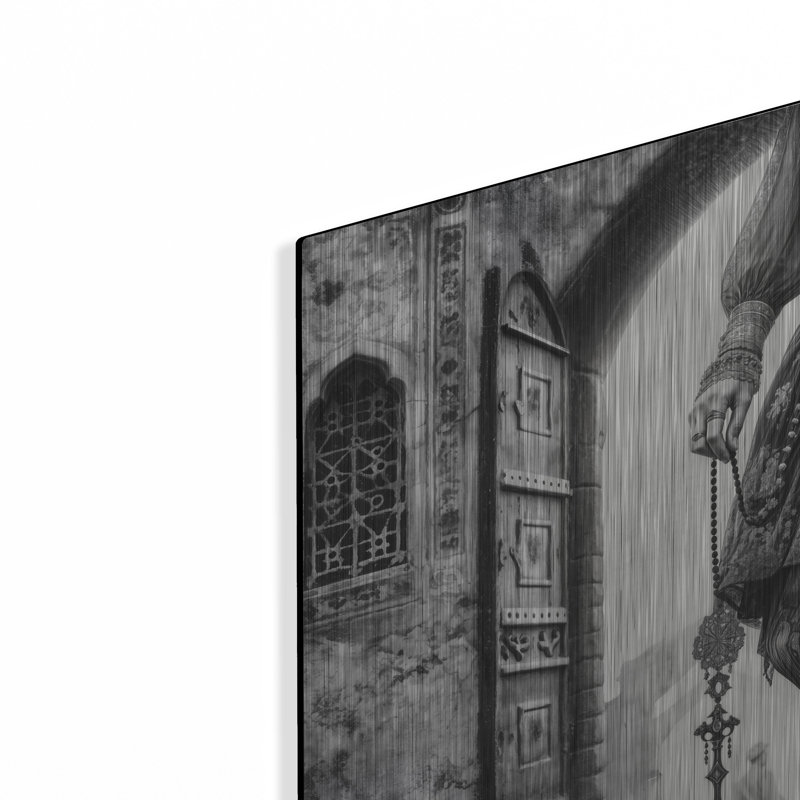  «Pause» par KIR.DART, art mural en métal, H 24 po x l 24 po