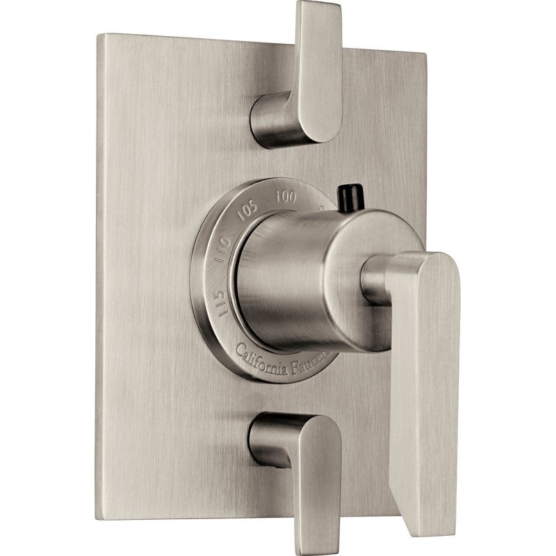 Rincon Bay 2.0 GPM Complete Shower System with Showerhead and Handshower on Slide Bar, Satin Nickel