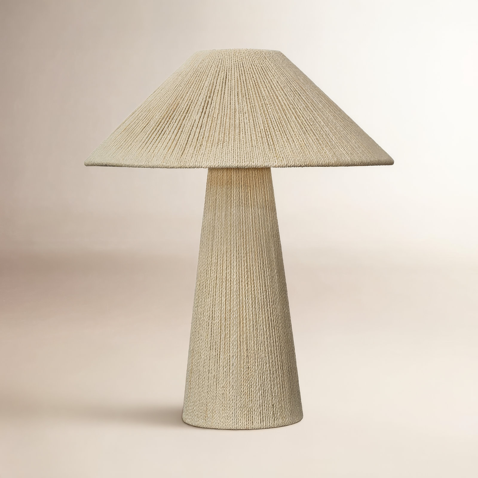 Karinthia Wicker/Rattan Table Lamp, Tan