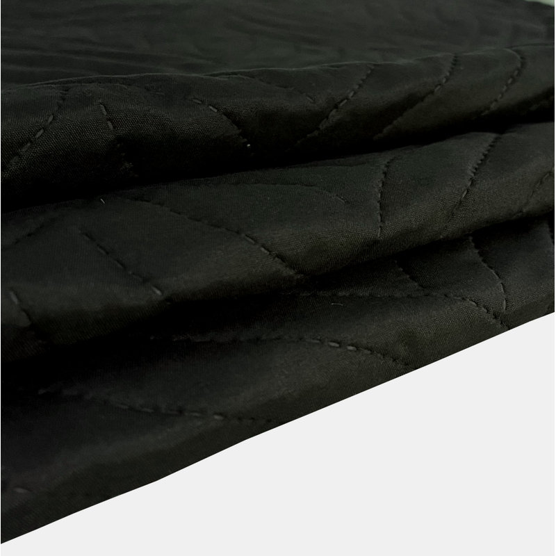 Ermine quilted bedspread, 140 x 210 cm Bedspread, Black