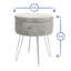 Metal Accent Stool-143657673-143657686