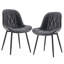 Chaise d'appoint rembourrée en similicuir Chardee-1647928894