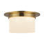 Mineral 11-in Brass Flush Mount-2005206601-2005206596