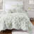 3 Pieces Twin/Twin XL Quilt Set with Decorative Pillow,Green