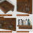 Asavira Solid Wood Wall Organizer with Key Hooks