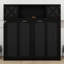 Lit escamotable multiusage avec armoires de rangement-651254749