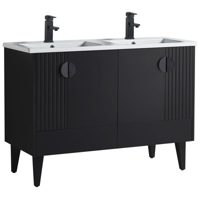Ensemble de meuble-lavabo double 47 po Saimah