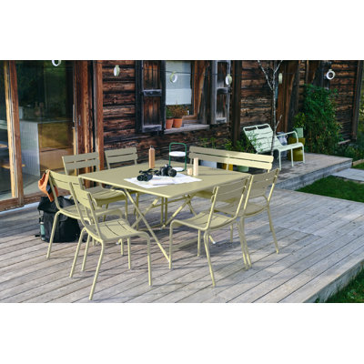 Luxembourg Premium All-Weather Wicker Outdoor Stacking Dining Side Chair