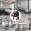 Aluminum Wall-Mounted Hair Dryer & Accessory Holder-505086140