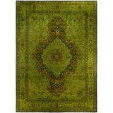 Overdyed One-of-a-Kind 10' 2" X 13' 7" Hand Knotted Area Rug