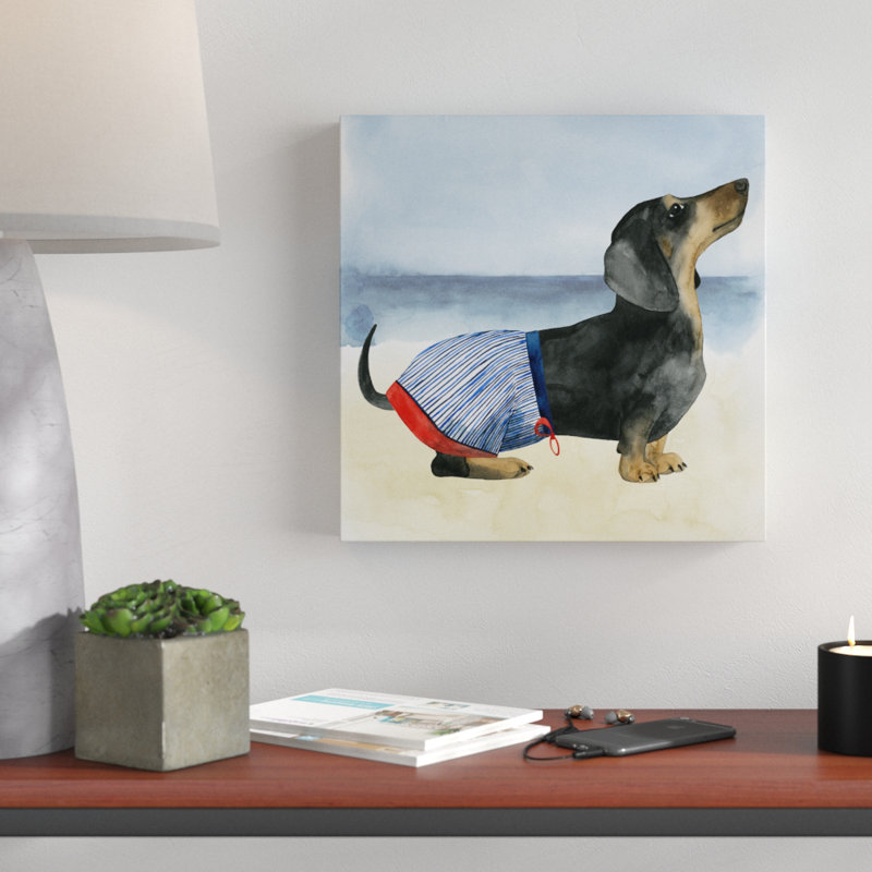 « hot dog iv », peinture sur toile tendue, H 14 po x l 14 po x P 2 po
