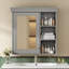 Armoire de salle de bain murale avec miroir et rangement-494350802