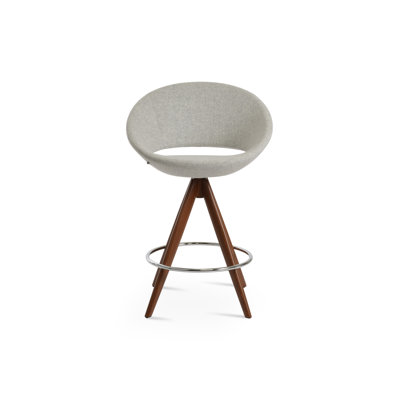 Crescent Pyramid MW Swivel Stool