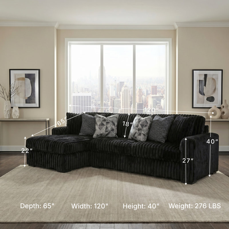 Bridgnorth 2-Piece Sectional Sofa With Chaise, Left Hand Facing