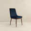 Ensemble de chaises de salle à manger en tissu bleu foncé Kate (ensemble de 2)-2068948104