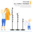 Gabriyel Steel Freestanding 8 - Hook Coat Stand-911026768