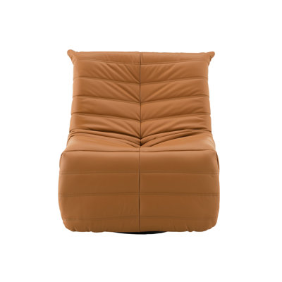 Faux Leather Glider Recliner, Swivel Recliner