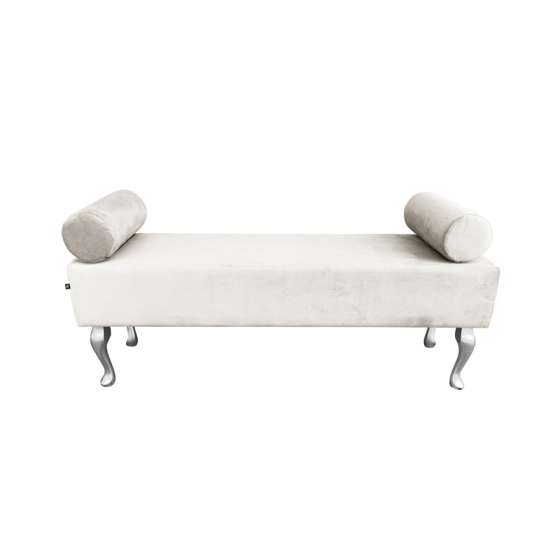 Upholstered Bench, Cream