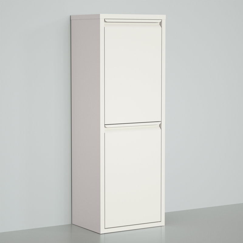 7 Gallons Trash Bin, White