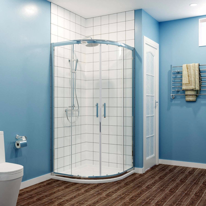 Lukens Quadrant Shower Enclosure, 185cm H x 100cm W x 100cm D