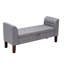 Banc de rangement à couvercle rabattable rembourré Bataille-1087088194