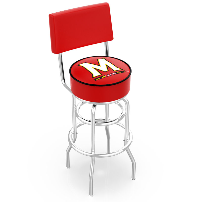 NCAA 30" Swivel Bar Stool, University of Maryland