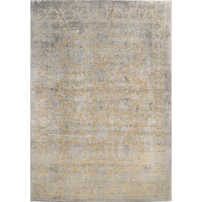 Tapis oriental tissé à la teinture végétale Peshawar Chobi noué à la main 8 x 10