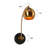 1-Light Dimmable Modern Black/Brass Armed Sconce