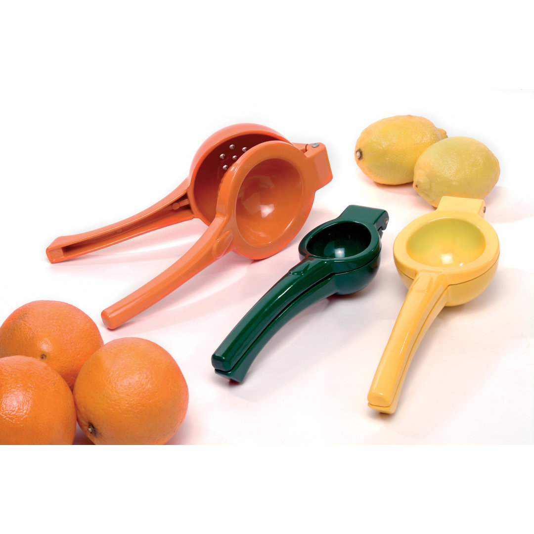 3Pc Cast Aluminum Manual Squeezers, Lemon, Lime, Orange Prep & Savour
