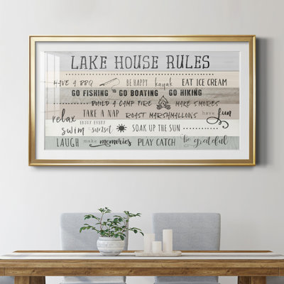 " Lake House Rules "