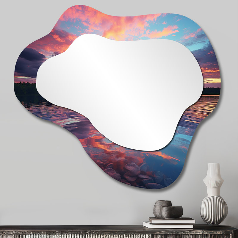 Grand miroir mural Sunset, 25 po x 28 po