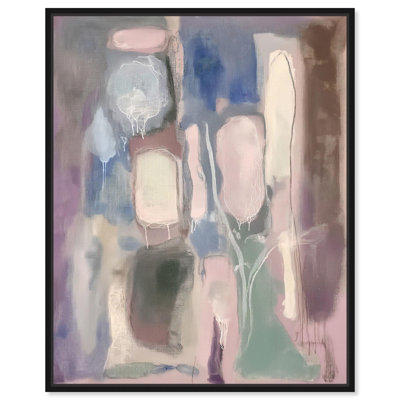 «Silk and Satin III Canvas Pastel Abstract» par Art Remedy
