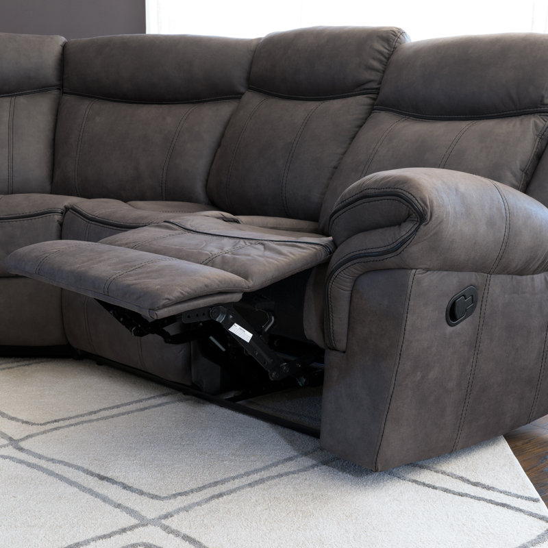 Gideon Grey Manual Reclining Sectional