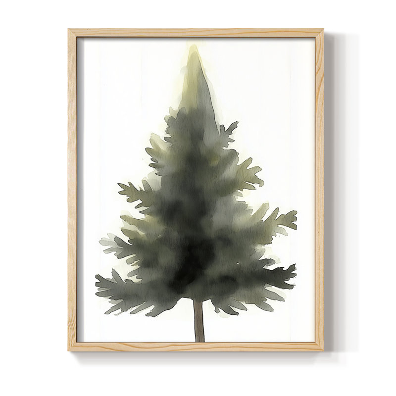 «Christmas Holiday Art» DCCCLxxxi, reproduction d'art encadrée - bois massif, Naturel, H 15 po x l 12 po