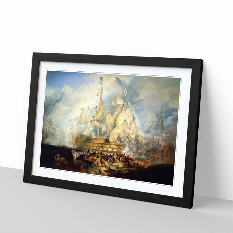 J.M.W. Turner Framed Print, Black
